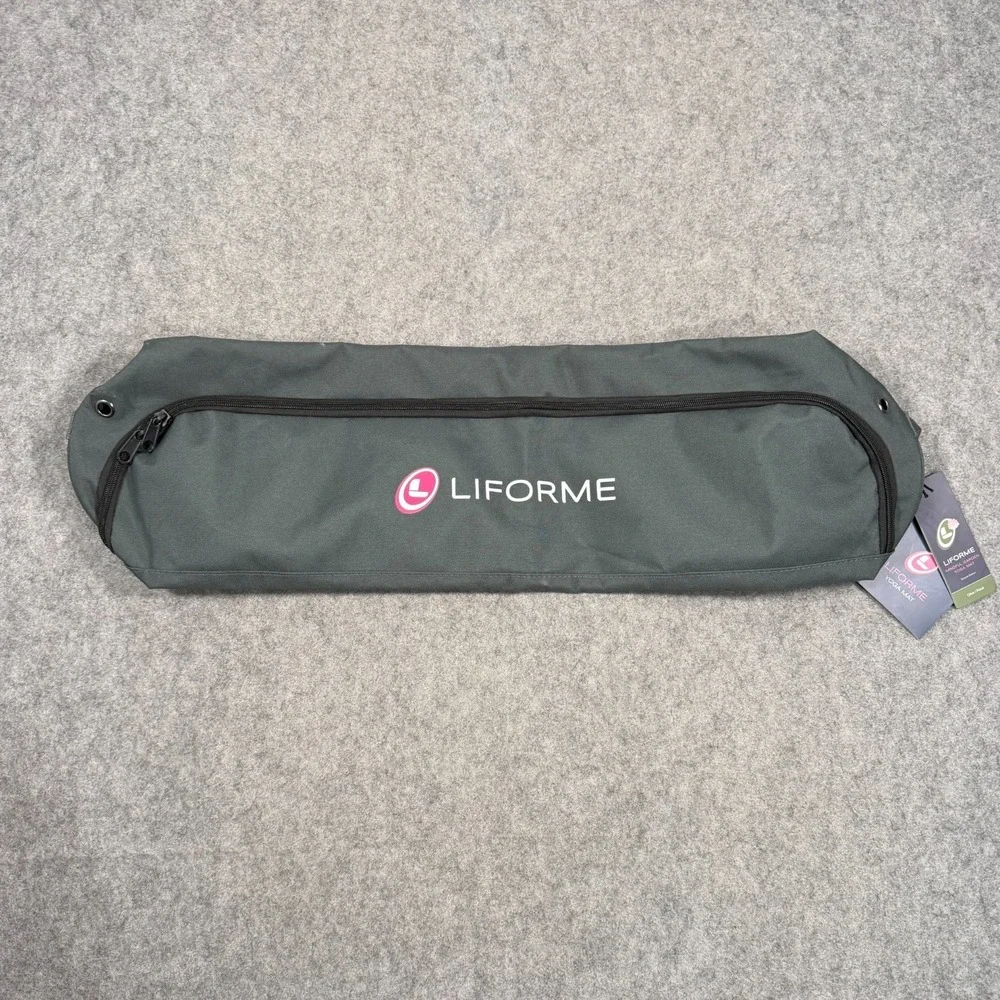 NWT Liforme Mindful Garden Special‎ Edition Olive Green Yoga Mat Carrying Case